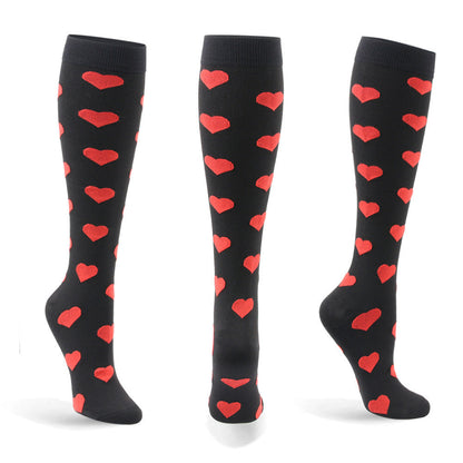 Men's And Women's Running Colored Pressure Socks