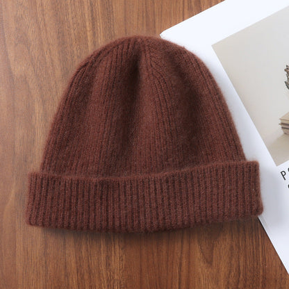 Outdoor Full Wool Knitted Warm Hat