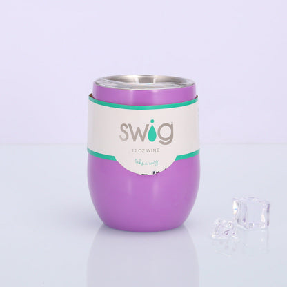 Swig Eggshell Cup 12oz Stainless Steel Wine Mug
