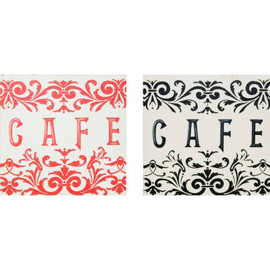 Red and Black Assorted Canvas Print | Cafe