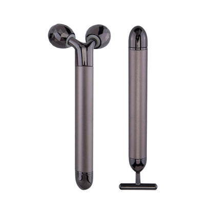 Metal 3D Roller T-shaped Gold Rod Set