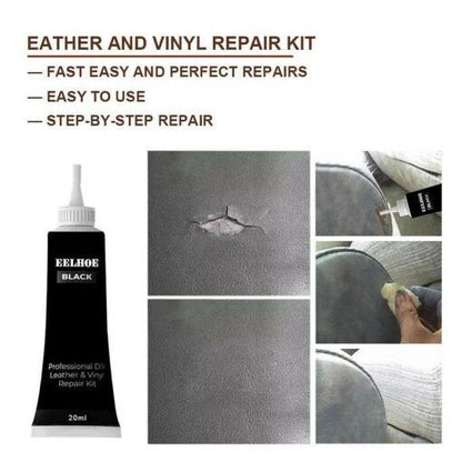 Leather repair paste