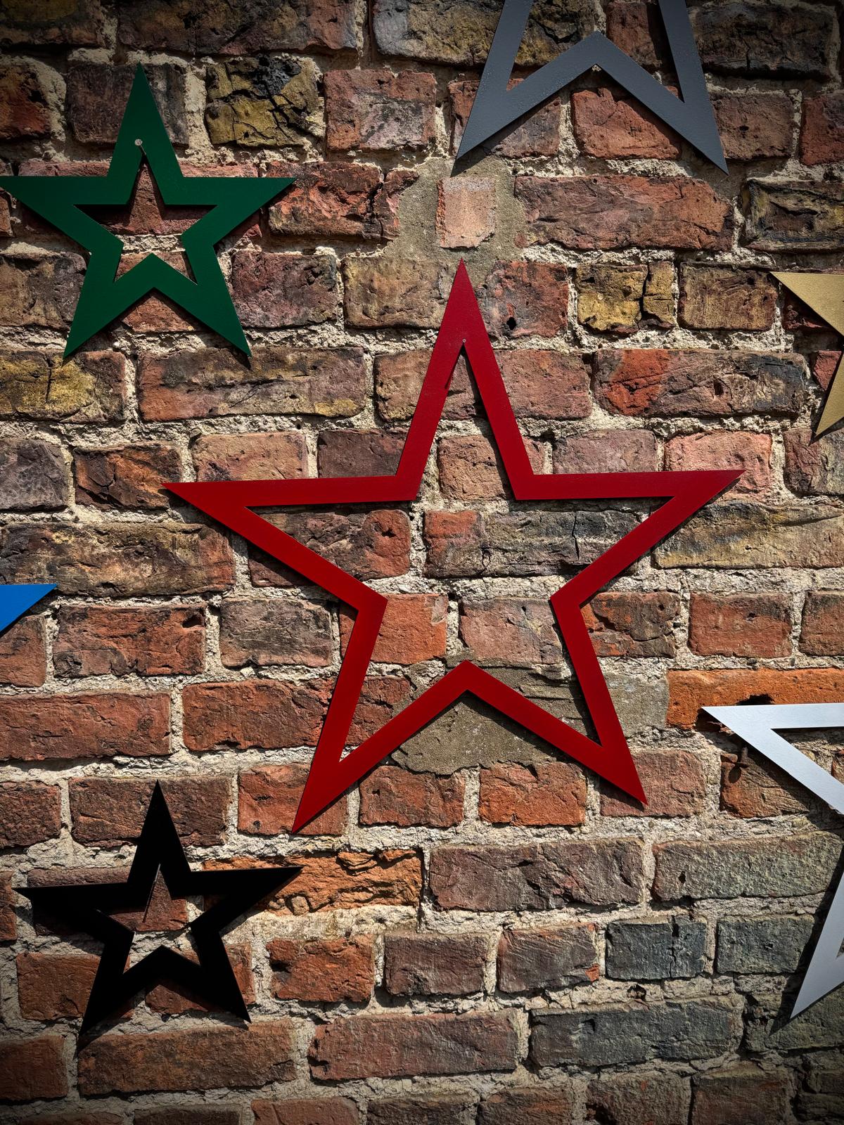 Rustic Metal Star Garden Decoration