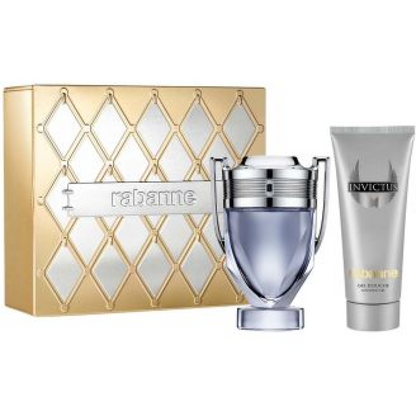 Paco Rabanne Invictus Gift Set (Eau De Toilette Spray 100ml  All Over Shampoo 100ml)