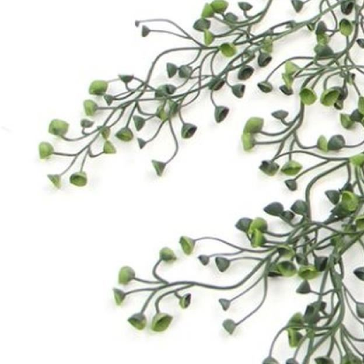 Pack of 6 x Hanging UV and Fire Resistant Artificial String Pearl Plant 75cm