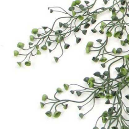 Pack of 6 x Hanging UV and Fire Resistant Artificial String Pearl Plant 75cm