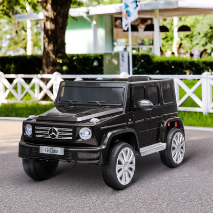 Mercedes Benz G500 12V Kids Electric Ride On Car Remote Control Black HOMCOM