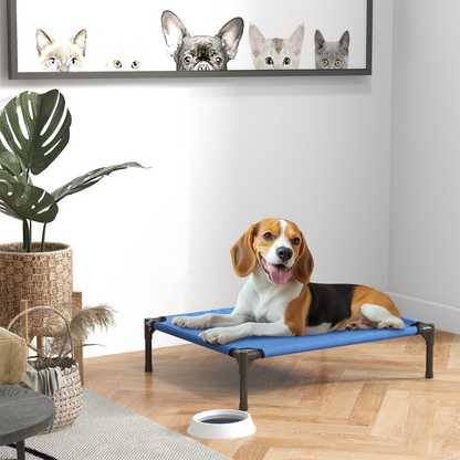 Elevated Pet Bed Cool Cot Dog Cat Portable Folding Home Camping Hammock Foldable