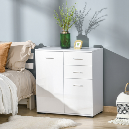 Shoe Cabinet Storage Cupboard 2-Tier Wood Tipping Bucket Modern Hall