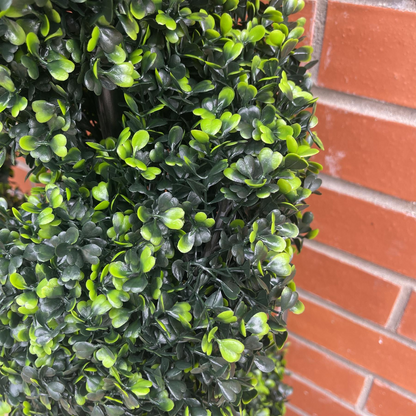 120cm Artificial Natural Boxwood Spiral Topiary