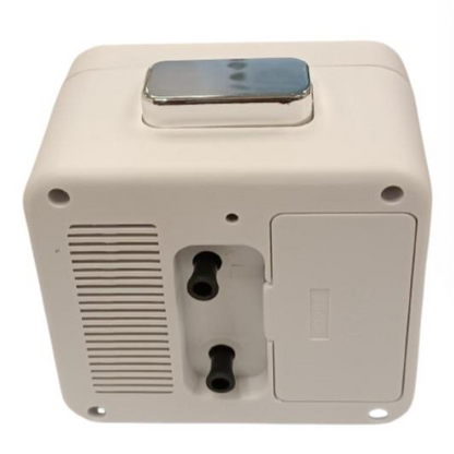 Acctim Parker Non-Ticking Sweep Loud Bell Alarm Clock in White - 16462