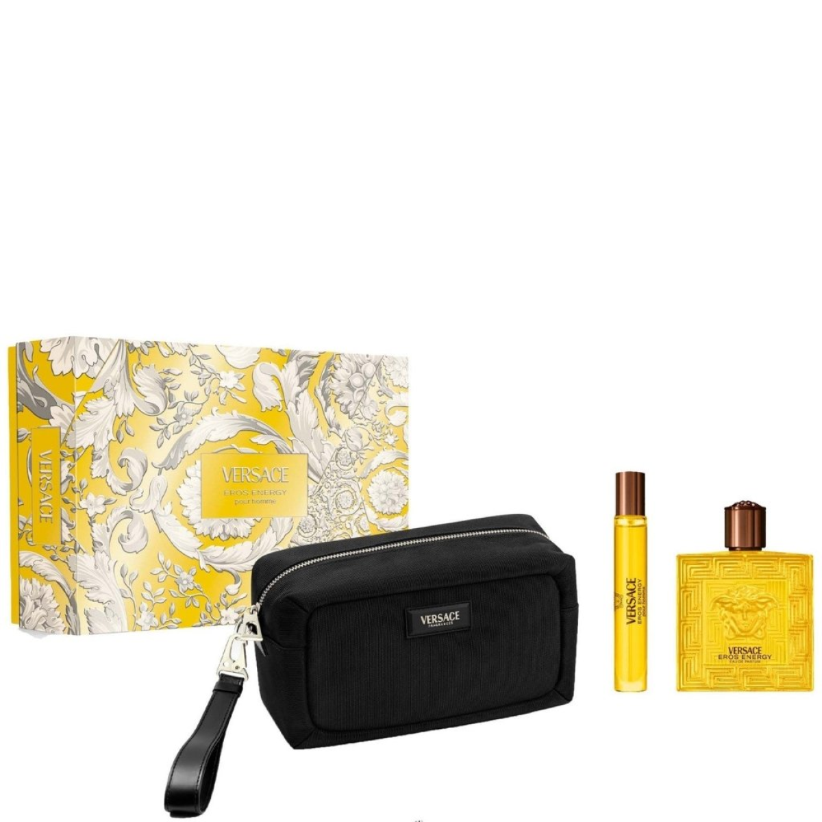 Versace Eros Energy Gift Set (Eau De Parfum Spray 100ml  Eau De Parfum Spray 10ml  Pouch)