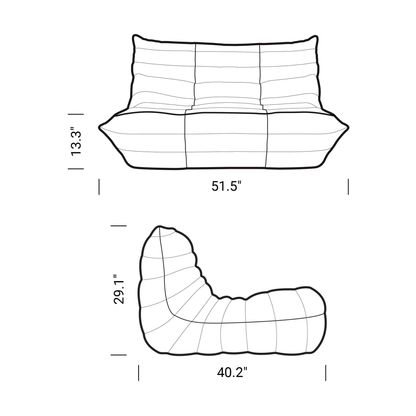 Fireside Lounge Chair & Sofa