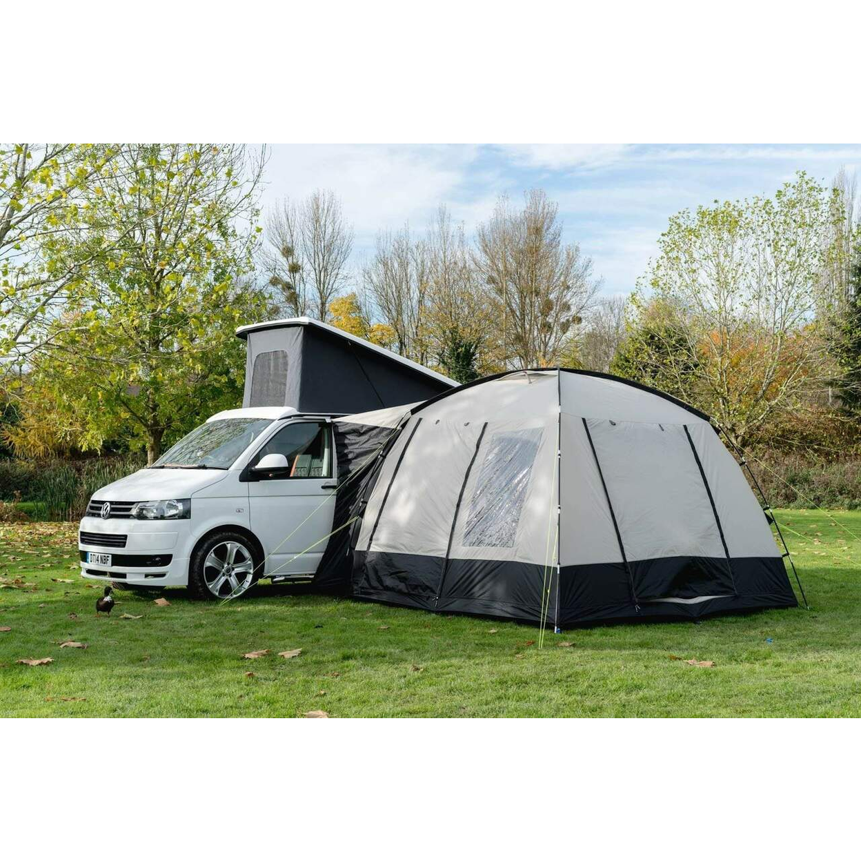 Cubo Campervan awning  (Fibreglass Poles)