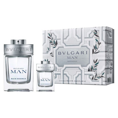 Bvlgari Man Rain Essence Eau De Parfum Spray 100ml / 15ml