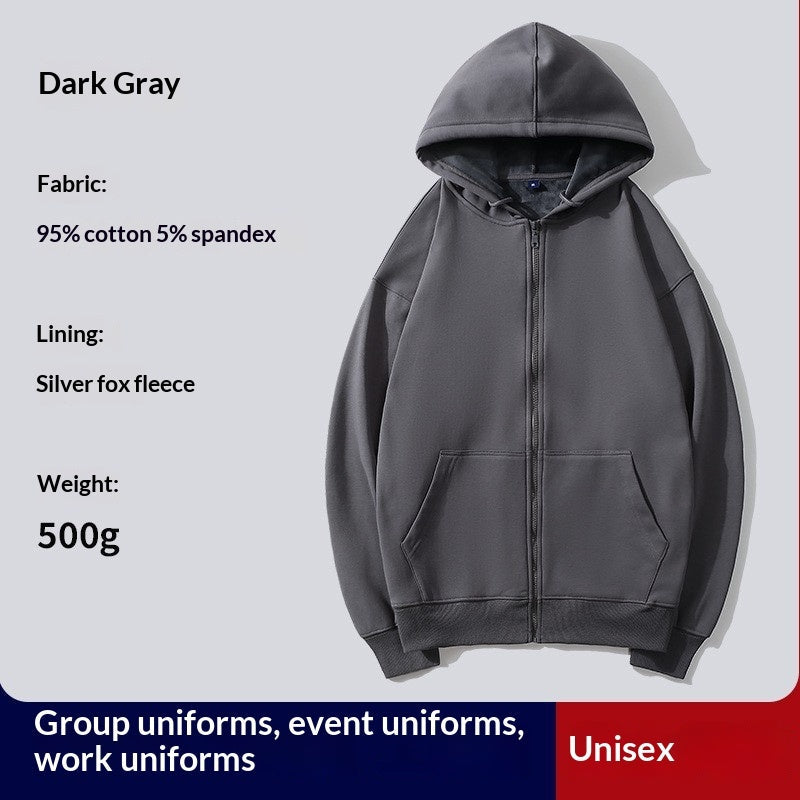 Hooded Hoodie Custom PrintedFor Women With Thickened Velvet