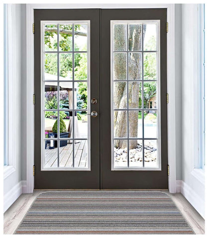 Stockholm Grey Washable Mat