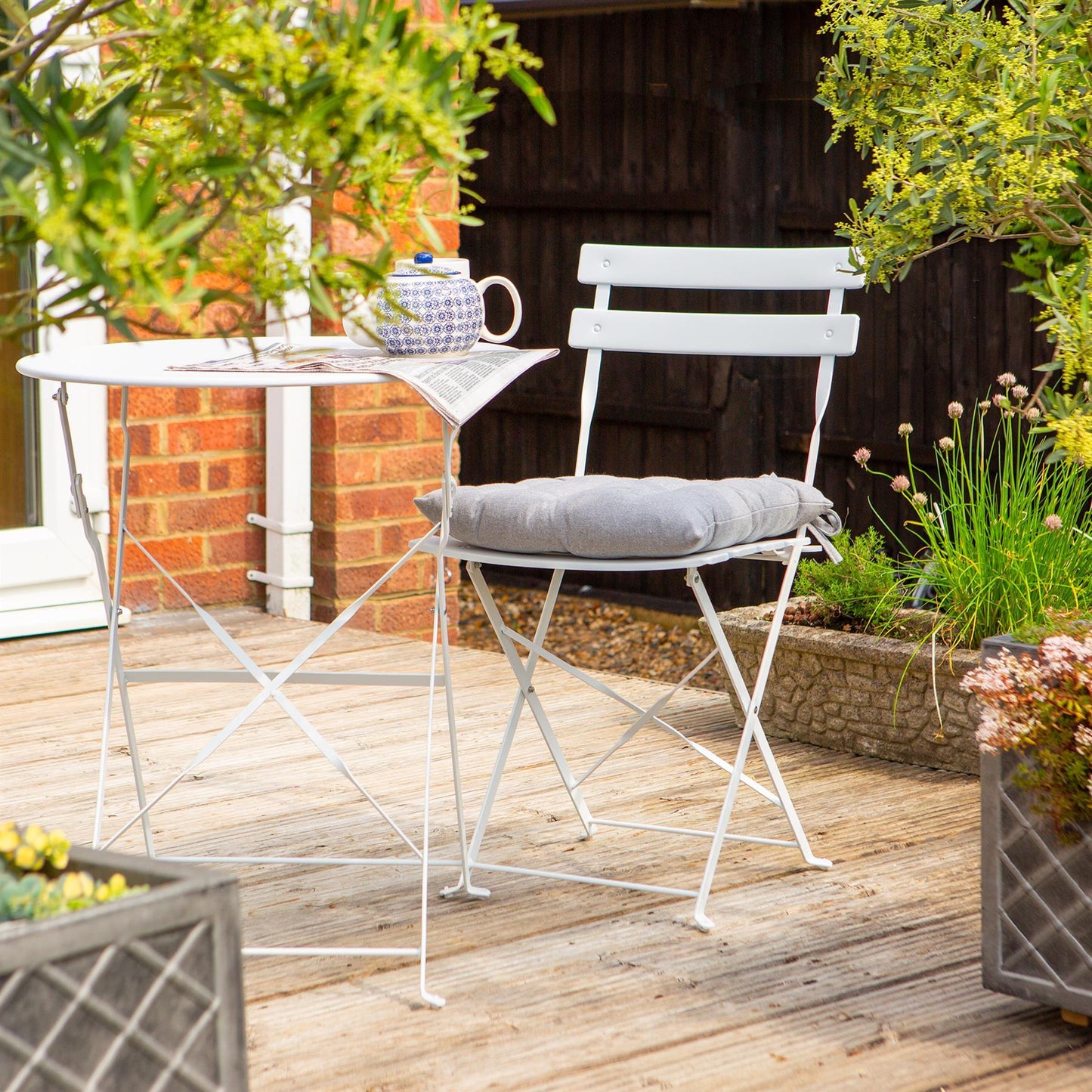 40cm Square Garden Chair Seat Cushion