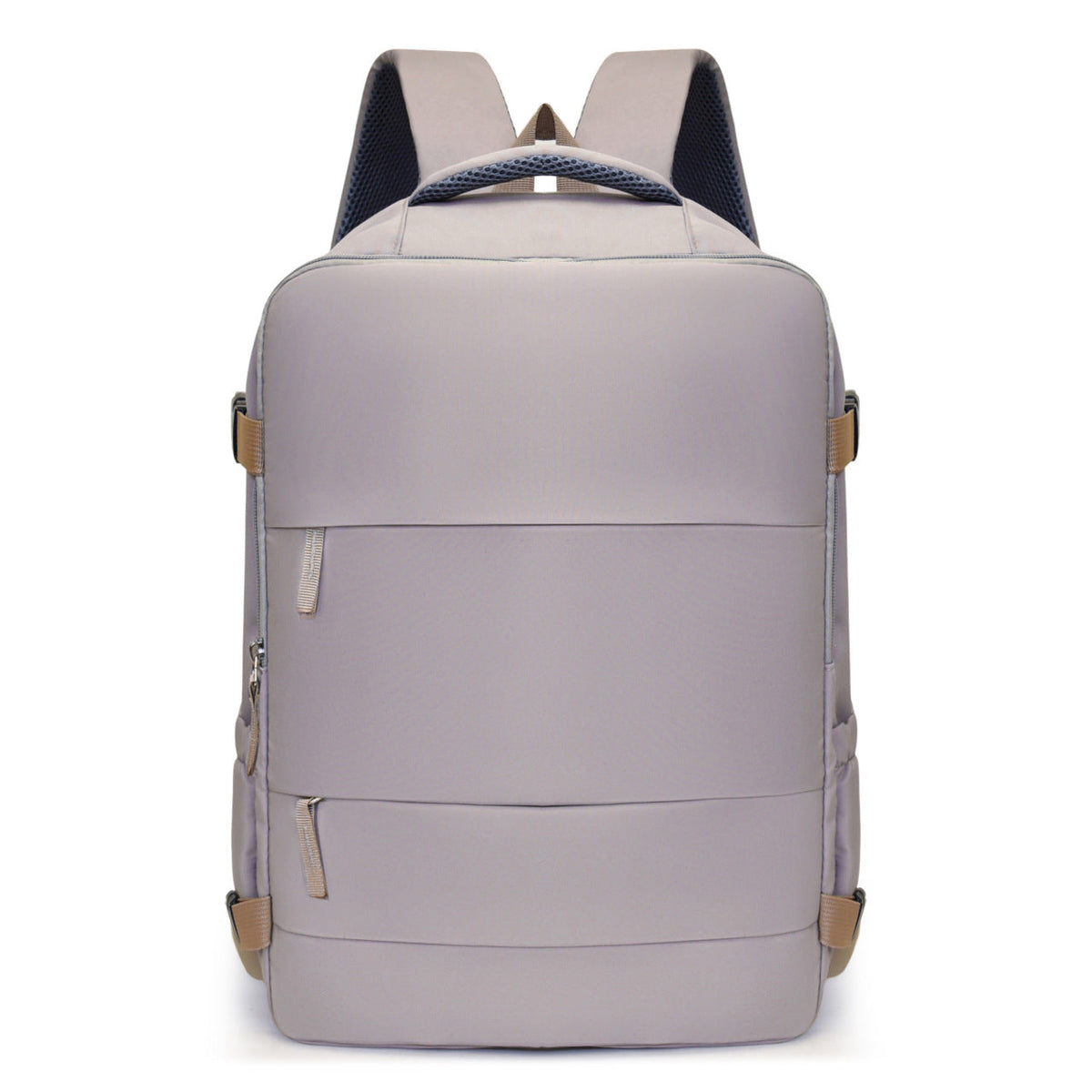 Women's Large Capacity Lightweight Multi-purpose Solid Color Travel Backpack