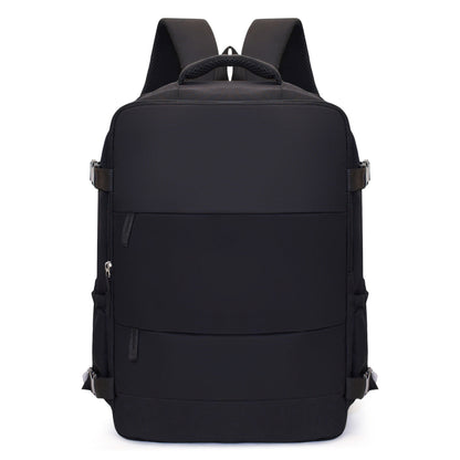 Women's Large Capacity Lightweight Multi-purpose Solid Color Travel Backpack