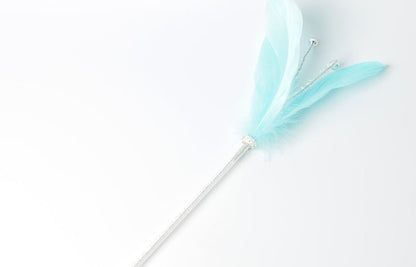 Long feather with bell