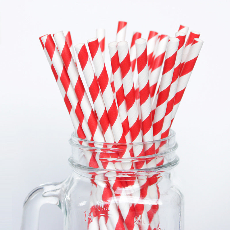 Disposable paper straws