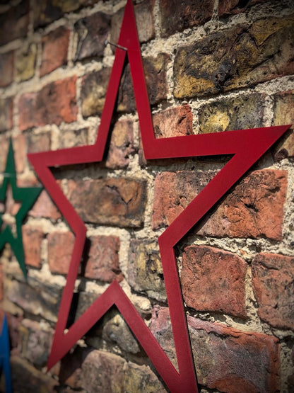 Rustic Metal Star Garden Decoration