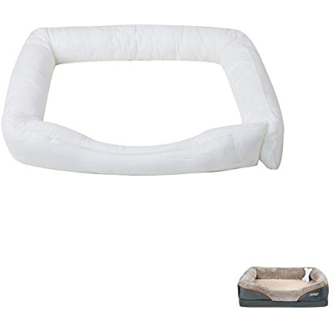 JOYELF Orthopedic Memory Foam Dog Bed Replacement Insert Stuffing Pillow - XXlarge