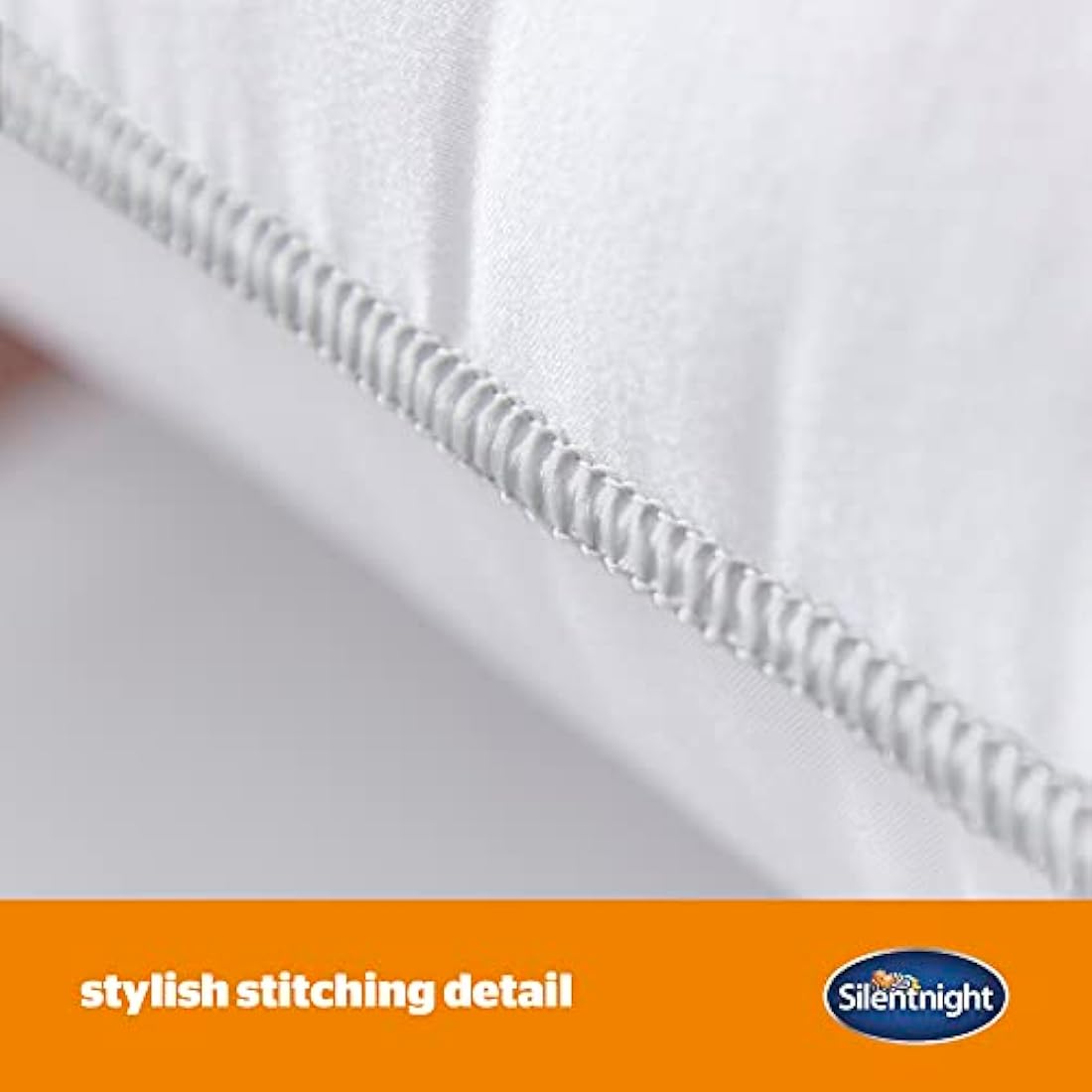 Silentnight Firm Support Pillows 4 Pack - Firm Pillows Ideal for Back and Side Sleepers with Fibre Core Centre for Head and Neck Support - Hypoallergenic - Pack of 4,White