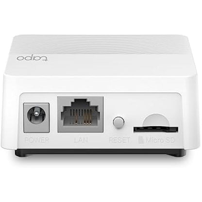 Tapo H200 Smart Hub with Alarm & Chime, Works with Tapo Switches, Buttons, Sensors, Cameras and Video Doorbells, Connect Up to 64+4 Devices, 19 Ringtones, Low-Power Wireless, Local microSD Storage