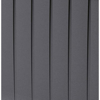 Keter Marvel+ 270L Outdoor 65% recycled Garden Furniture Storage Box Graphite Wood Panel Effect | Fade Free | All Weather Resistant | Safe and Secure | Zero Maintenance | 2 year Warranty