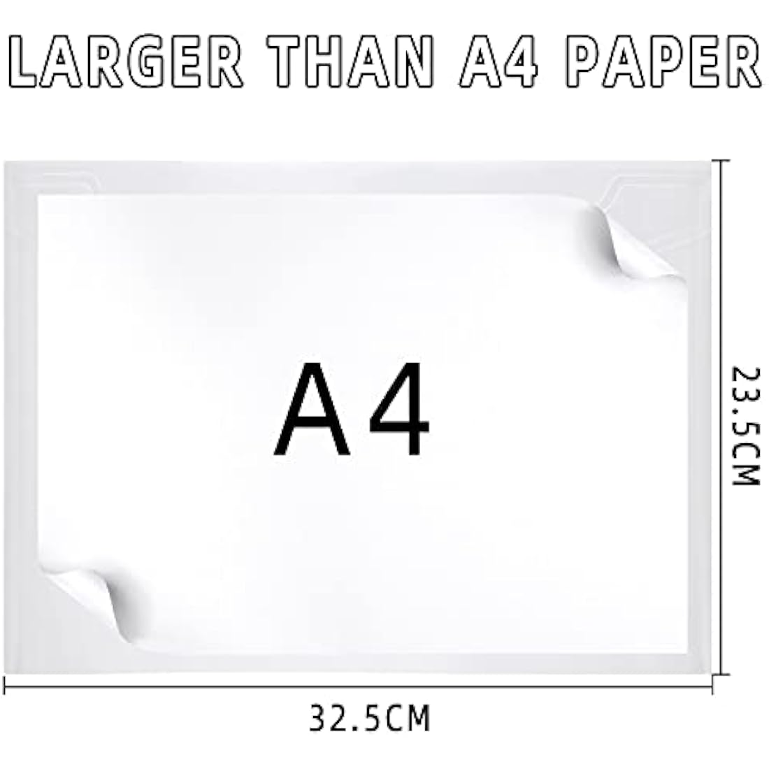 Clear Plastic Wallets A4-30 Pack Plastic Folders Document Wallet Files Popper Wallets with Pocket