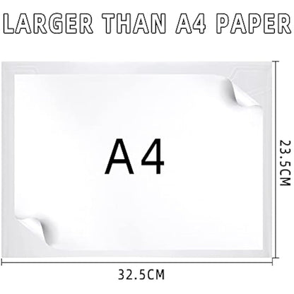 Clear Plastic Wallets A4-30 Pack Plastic Folders Document Wallet Files Popper Wallets with Pocket