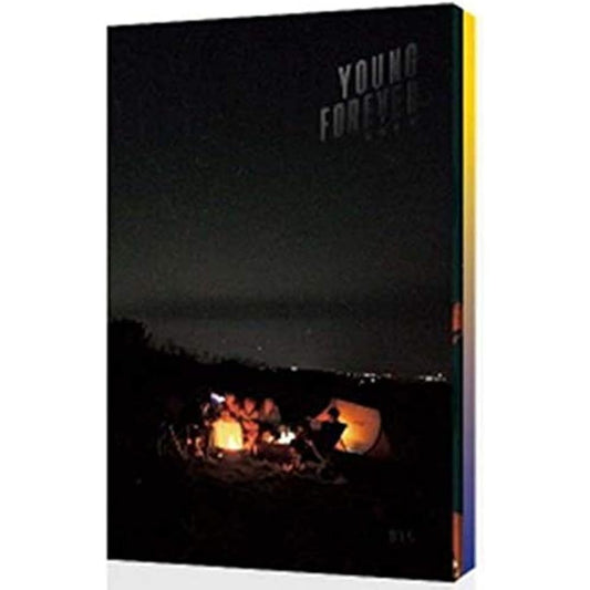 BigHit BTS Young Forever (Night version) In The Mood For Love Special Bangtan Boys Album 2 CDs+Poster+Photobook+Polaroid Card+Gift (Extra 6 Photocards Set),Black,Medium