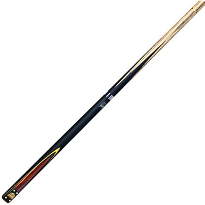 BCE Hwac-2am BCE Heritage 2 Piece Ash Snooker Cue with Matching Grain and WAC Hard Case 145cm 9 5mm ti, black butt/natural wood shaft, 57 UK