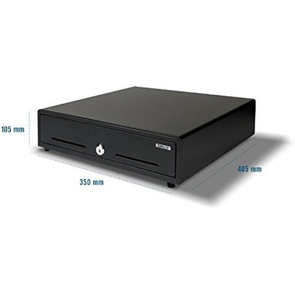 Safescan SD-3540 Standard-Duty Cash Drawer that Safely Stores Your Cash, Till Drawer with 4 Note and 8 Coin Slots - Cash Till with RJ-12 Connection - Solid Cash Register Drawer of 35 X 40.5 X 10.5 cm