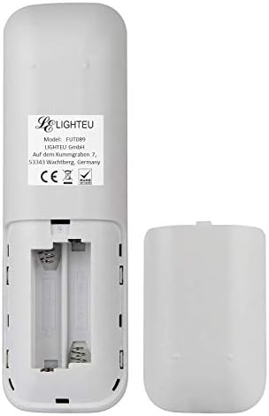 lighteu®, 8X 4W 12V MR16 GU5.3 RGB+CCT LED Spotlight Color Changing and CCT WW CW Temperature Adjustable, Original Mi-Light, Bulb with a 8-Zone Remote (8X FUT104+FUT089)