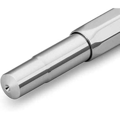 Kaweco AL SPORT Fountain Pen Raw I Premium Fountain Pen for Ink Cartridges I Exclusive Fountain Pen 13 cm I Nib: B (Broad)