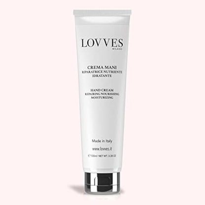 LOVVES Hand Cream, High Natural Cosmetics, Lifting Effect, Nourishing Moisturizing Repairer, Formulated as an Anti-Aging Treatment, Preserves the Young Appearance of Hands.100ml
