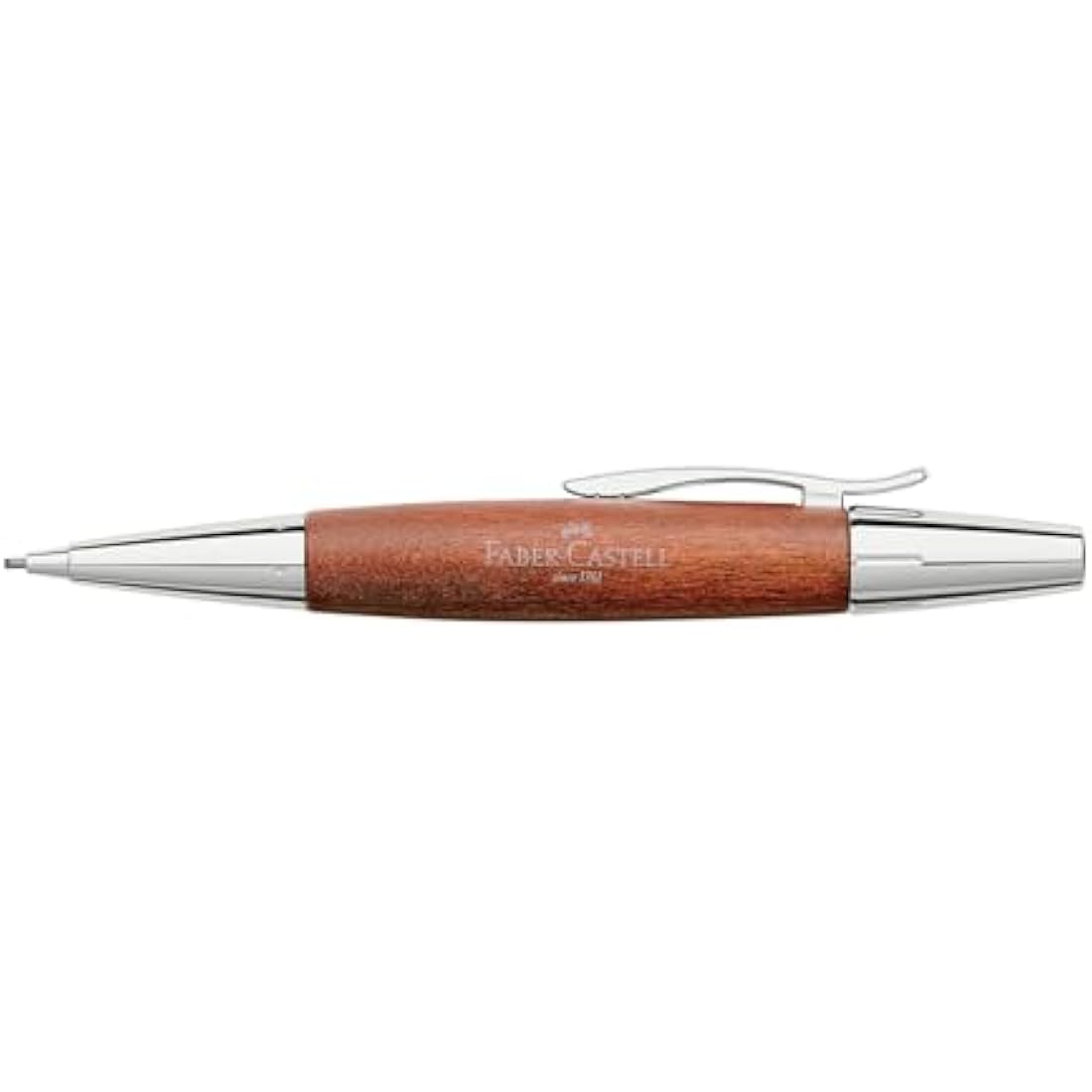 PROP.PENCIL WOOD/CHROME SHINY BROWN