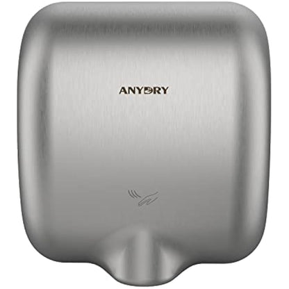anydry 2800 Commercial Hand Dryer,Heavy Duty Stainless Steel Hand Dryers,Electric Hand Dryer For Toilet.(Brushed)