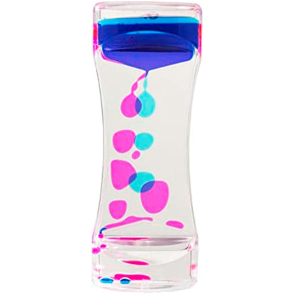 Liquid Sensory Timer for Autism, Needs, ADHD, Stress Relief, Anxiety. Autism Toy and Special Needs Fidget. Choice of Colour. (Yellow & Pink)