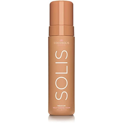 COCOSOLIS SOLIS Medium self-tanning lotion for face and body, mousse for a rich, natural and long-lasting tan, with plant-based DHA (200 ml)