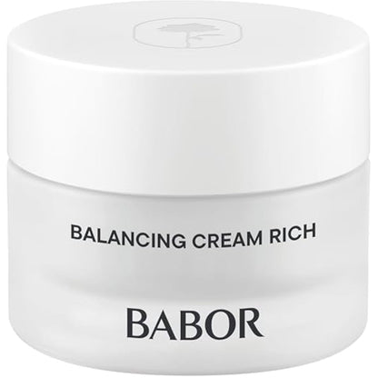 BABOR Skinovage Balancing Cream Rich, Supple Face Care Cream for Combination Skin, Mattifies and Moisturises the Skin, 50 ml