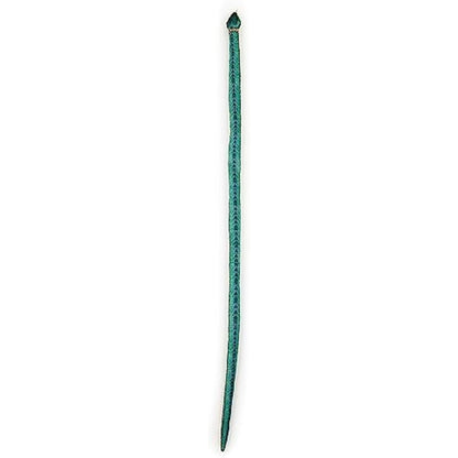 Zappi Co Kids Stuffed Soft Cuddly Plush Snake Toy - Part of Safari Animals Collection: Realistic and Lifelike, Perfect for Kids (180 cm Length)(Green Ring)