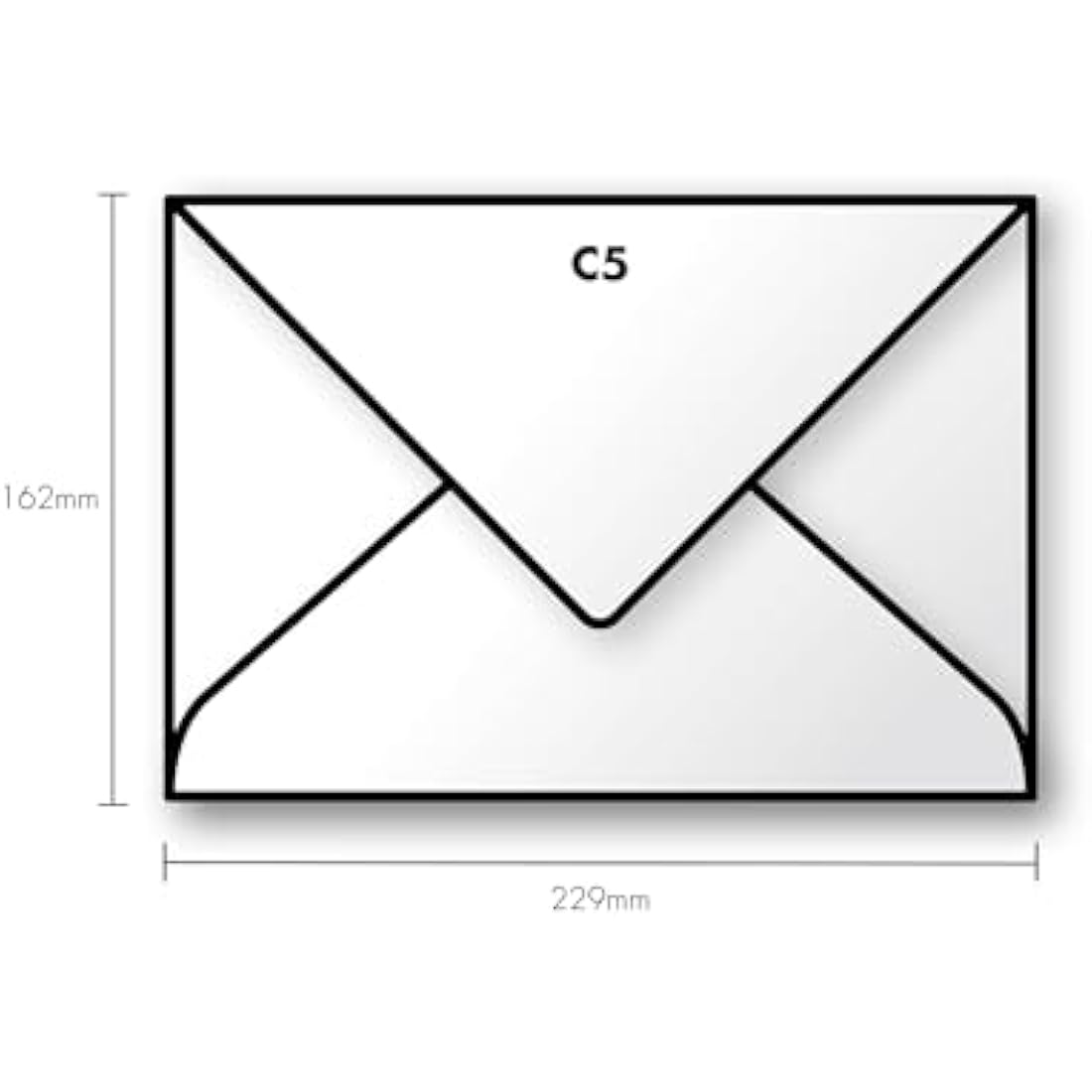 Clairefontaine - Ref 5642C - Pollen Envelopes (Pack of 20) - C5 Sized, 120gsm Paper, Gummed Seal, Inkjet & Laser Printer Compatible, Acid Free - Night Blue