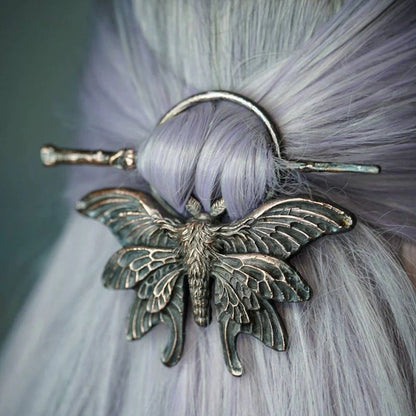 Ladies Headdress Gothic Retro Creative Moth Insect Nordic Style Fashion Personalized Hairpin