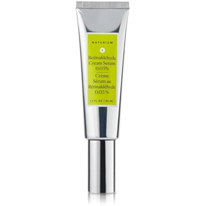 Naturium Retinaldehyde Cream Serum 0.05%, Advanced Anti-Ageing & Smoothing Face & Skin Care | 1.7 FL OZ / 50 ML