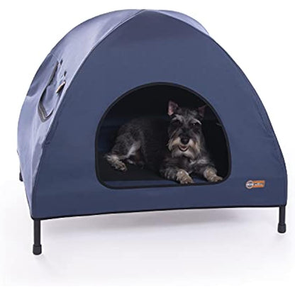 K&H Pet Products Original Pet Elevated Bed for Dogs/Cats, Medium, Blue