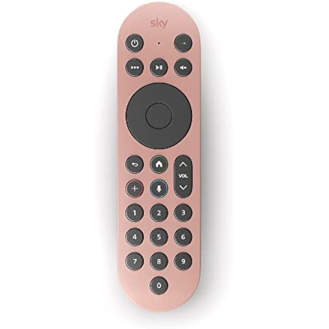 Sky Glass and Sky Stream TV Remote - Dusky Pink